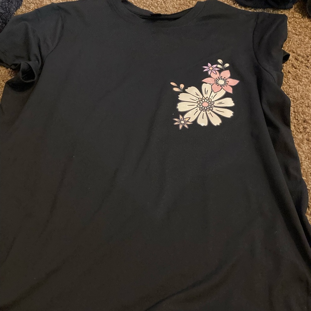 SHEIN Charcoal Gray T-Shirt